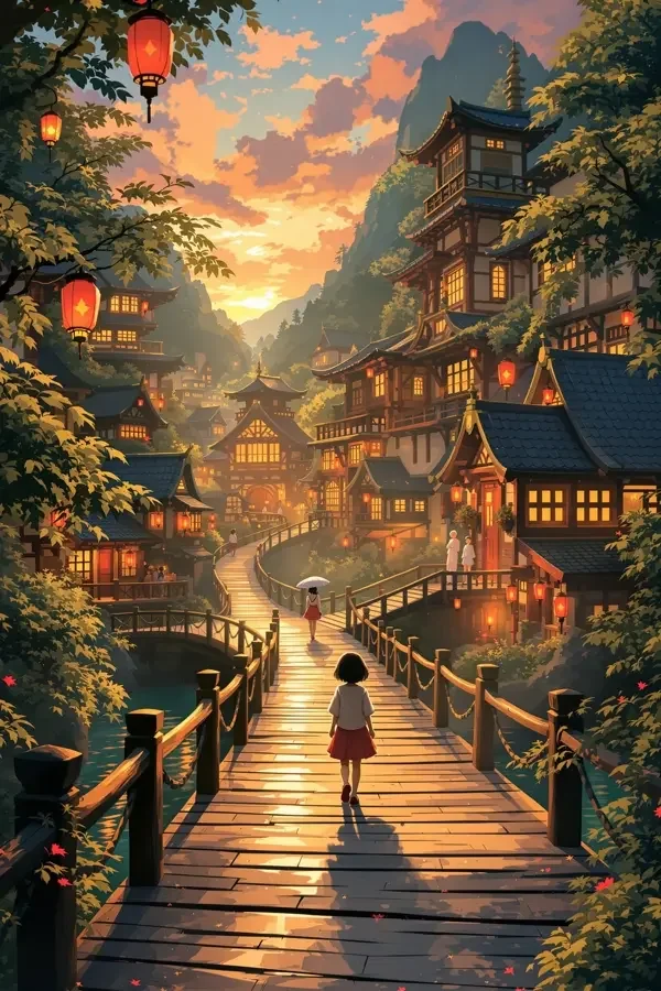 千与千寻动画封面